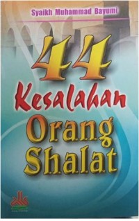 Image of 44 Kesalahan Orang Sholat