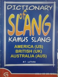 Image of Dictionary of Slang Amerika (US),  British (UK), Australia (AUS)