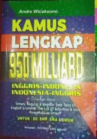 Image of Kamus Inggris-indonesia, Indonesia-Inggris Lengkap 950 Milliard