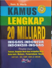 Image of Kamus Inggris-indonesia, indonesia-inggris Lengkap 20 Milliard