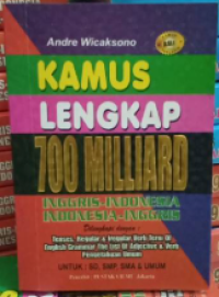 Image of Kamus Lengkap 700 Miliard : Inggris-Indonesia Indonesia Inggris