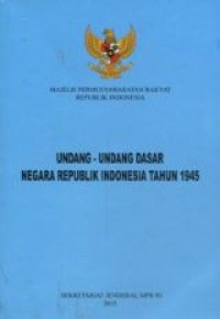 Image of Undang-Undang Dasar Negara Republik Indonesia Tahun 1945