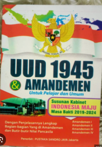 Image of UUD 1945 dan Amandemen